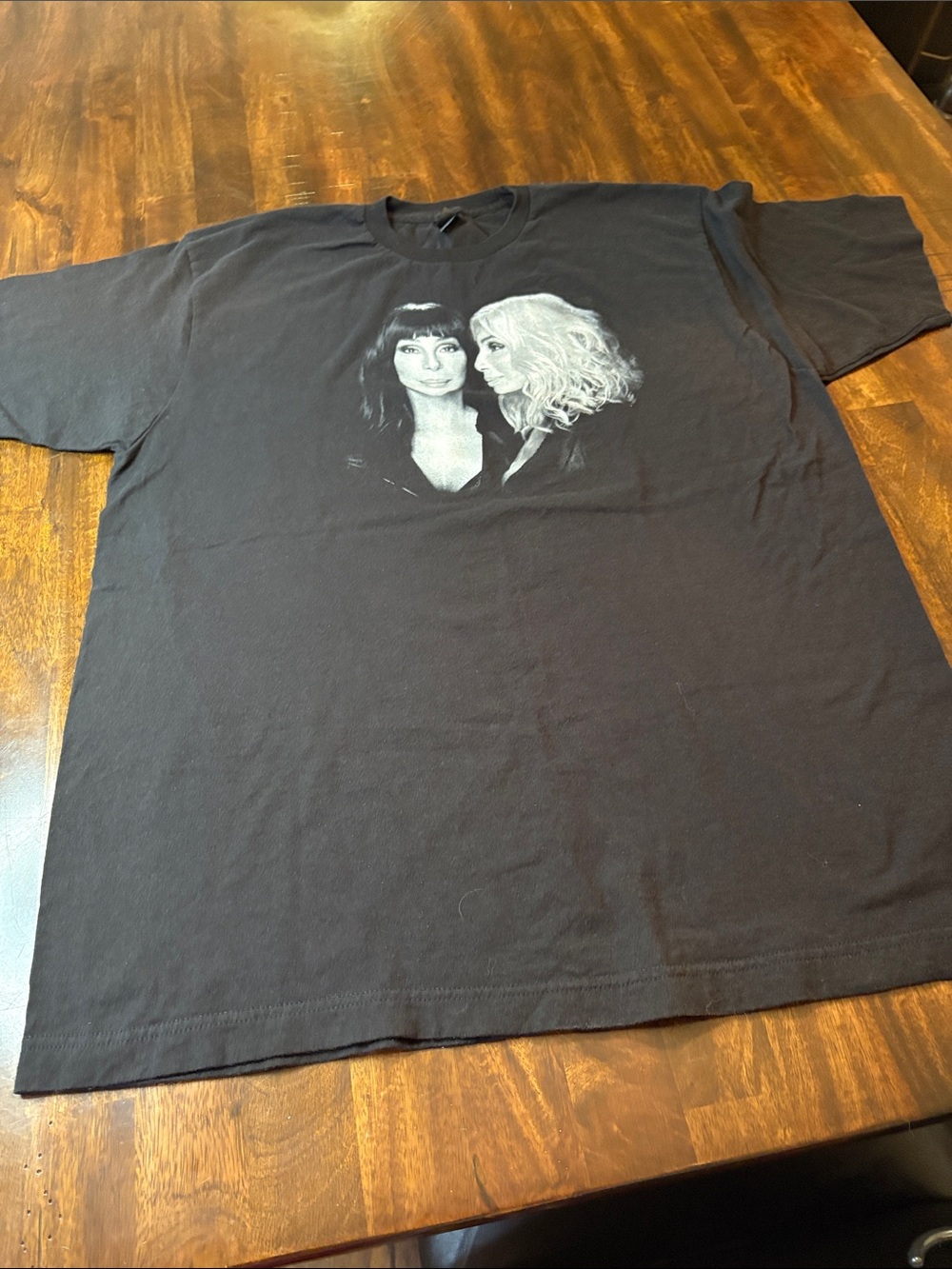 Cher Here We Go Again Tour Shirt 2019 Tultex XL Black Graphic Short Sleeve Crew